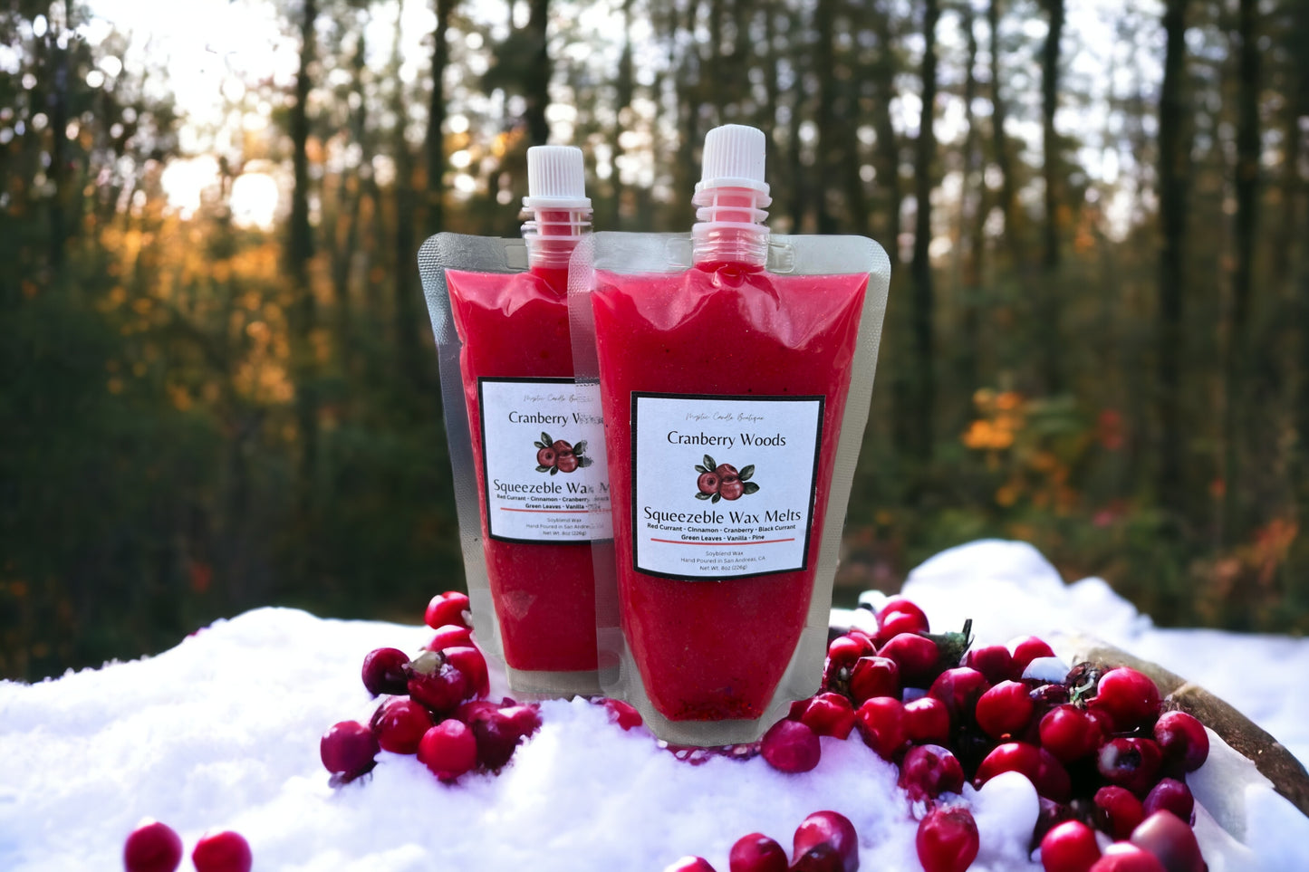 Cranberry woods squeezable wax